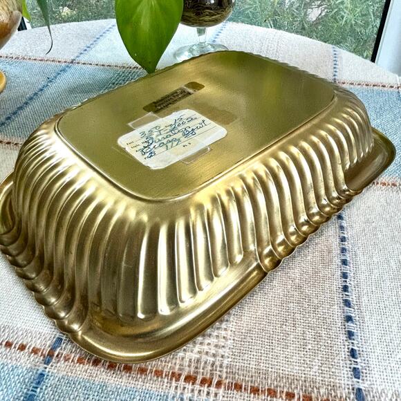 Antique Brasscrafters Sheraton Polished Brass Bowl 11x8 Decorative Tray - Picture 6 of 13